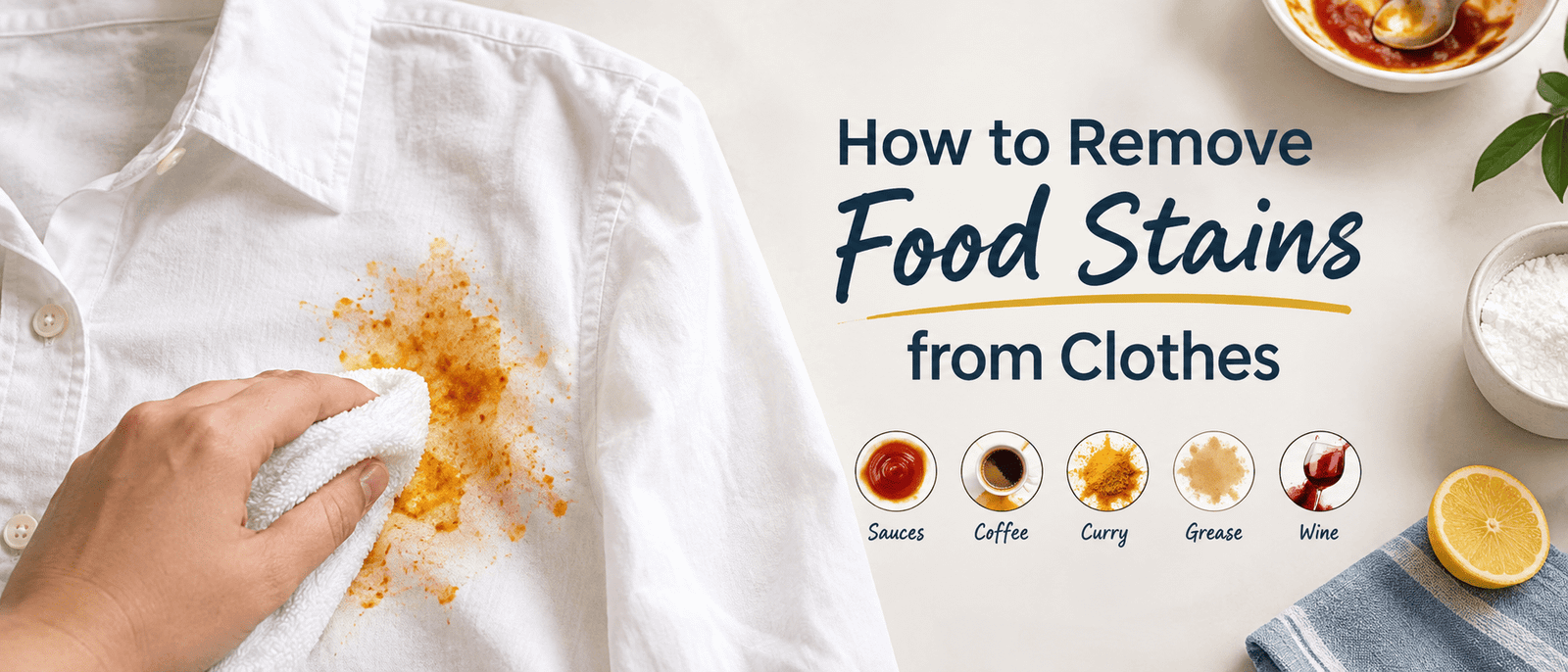 Remove food stains
